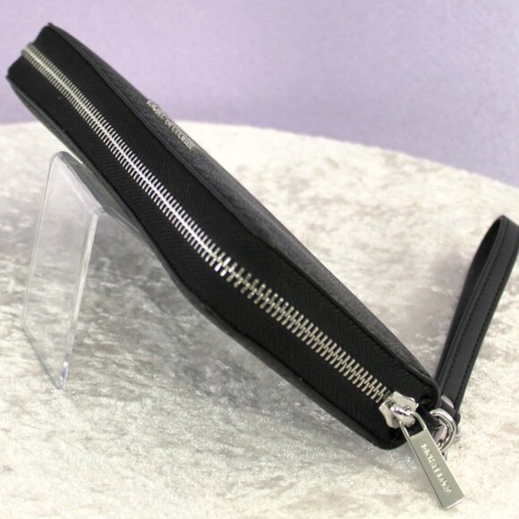 Michael Kors Logo Backpack & Jet Set Travel Wallet Set – Black Monogram - Picture 9 of 13